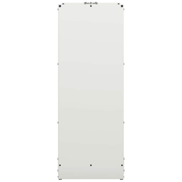 vidaXL Ράφι Καυσόξυλων Λευκό 40x30x80 εκ. Χάλυβας ψυχρής έλασης