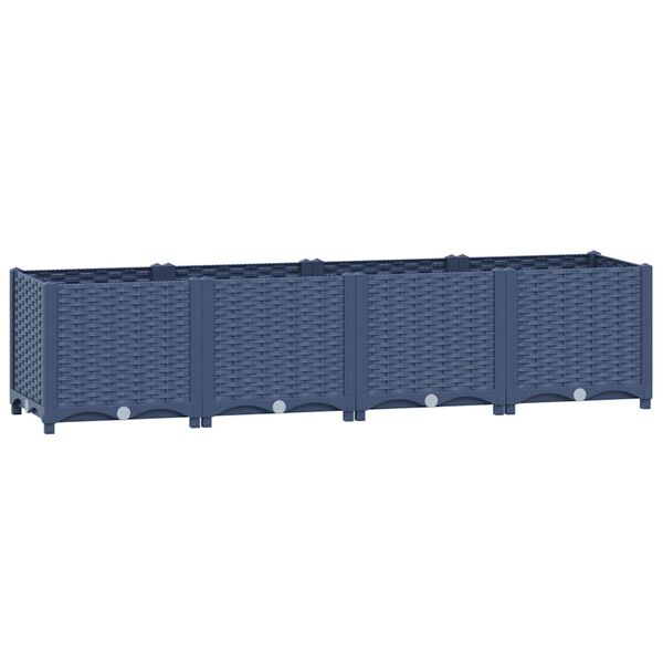 vidaXL Ζαρντινιέρα 160 x 40 x 38 εκ. από Πολυπροπυλένιο