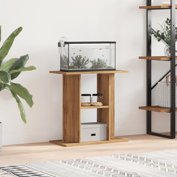 vidaXL Βάση Ενυδρείου τεχνίτης Δρυς 60x30x60 εκ από Επεξεργασμένο Ξύλο