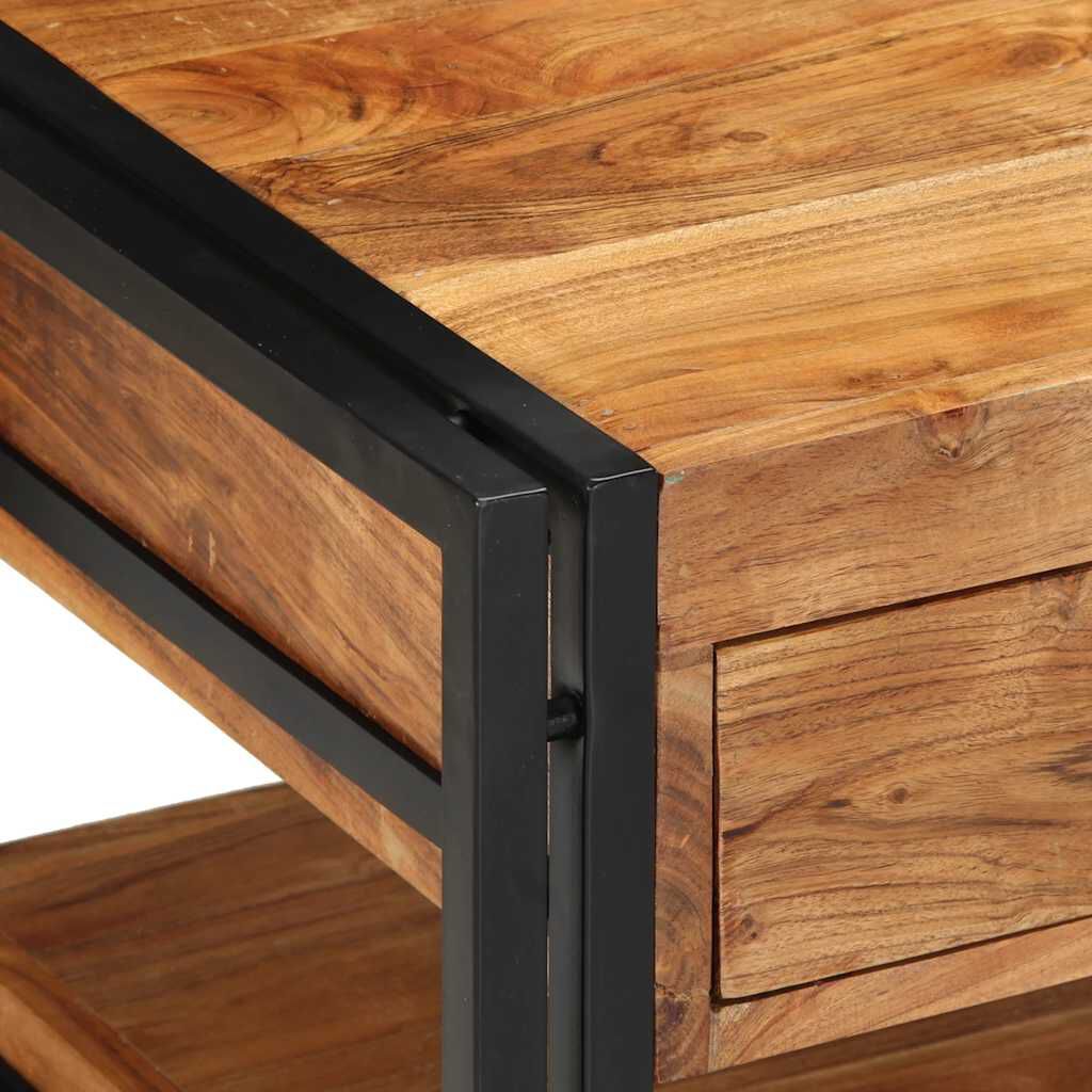 vidaXL Τραπεζάκι σαλονιού 90x50x38 cm μασίφ ξύλο ακακίας