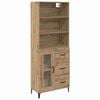 vidaXL Highboard Artisan Oak 69,5 x 34 x 180 &epsilon;&kappa;. &Epsilon;&pi;&epsilon;&xi;&epsilon;&rho;&gamma;&alpha;&sigma;&mu;έ&nu;&omicron; &Xi;ύ&lambda;&omicron;
