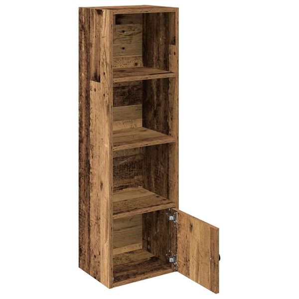 vidaXL Βιβλιοθήκη Όψη Παλαιού Ξύλου 31x24x102 εκ. Επεξεργασμένο Ξύλο