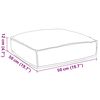 vidaXL Μαξιλάρι παλέτας για κάθισμα Taupe 50 x 50 x 12 cm