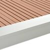 vidaXL Γωνίες Deck 5 τεμ. Ασημί 170 εκ. από Αλουμίνιο