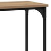 vidaXL Τραπέζι κονσόλας με ράφι artisan δρυς 75 x 30.5 x 75 εκ
