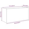 vidaXL ντουλάπι τοίχου μπάνιου μαύρο 60x25x30 cm κατασκευασμένο ξύλο
