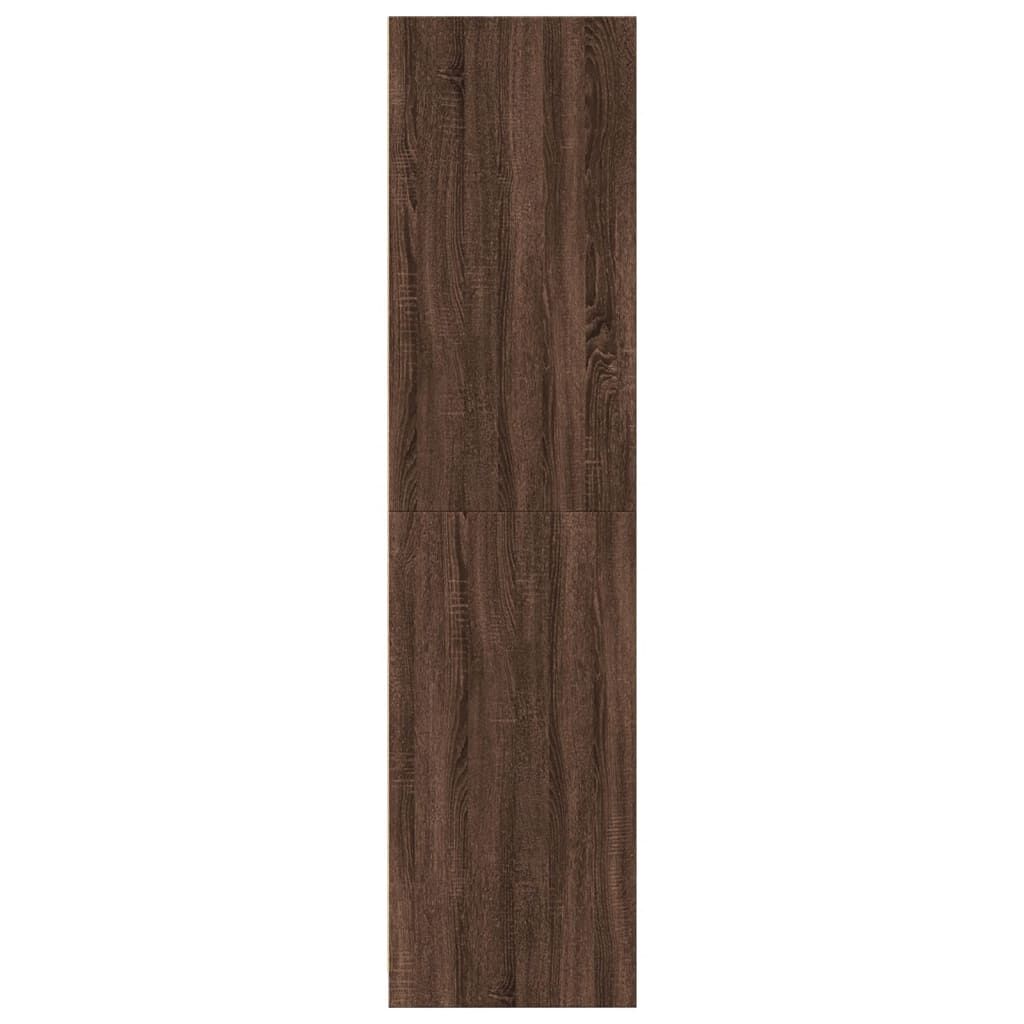 vidaXL Ντουλάπα Καφέ Δρυς 30x50x200 εκ. από Επεξεργασμένο Ξύλο