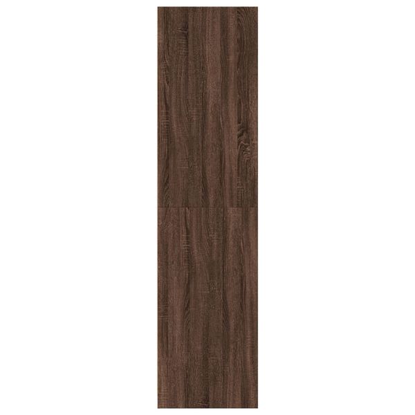 vidaXL Ντουλάπα Καφέ Δρυς 30x50x200 εκ. από Επεξεργασμένο Ξύλο