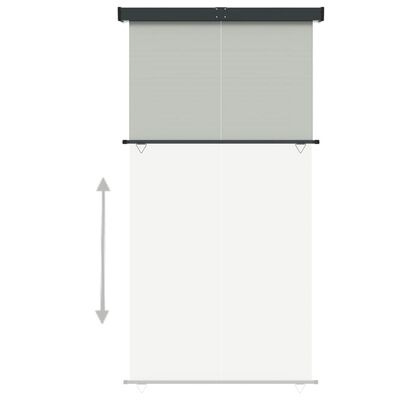 vidaXL Σκίαστρο Βεράντας Πλαϊνό Γκρι 160 x 250 εκ.