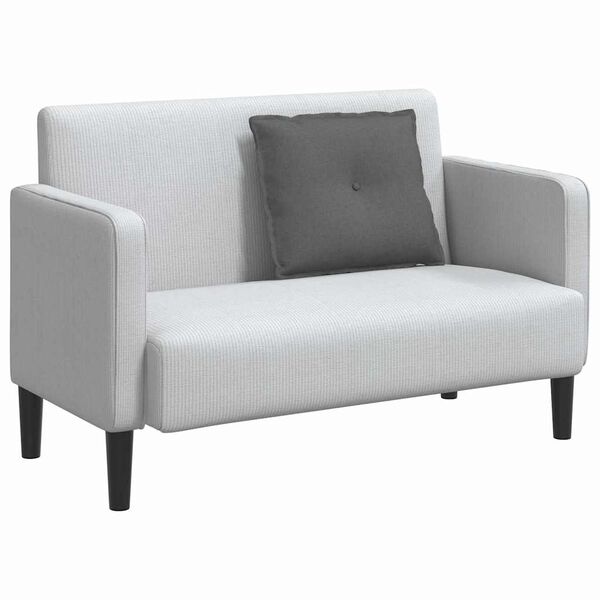 vidaXL Μαξιλάρι Πλάτης Σκούρο Γκρι 60 x 19 x 50 εκ ύφασμα