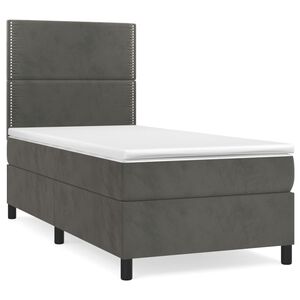 vidaXL &Kappa;&rho;&epsilon;&beta;ά&tau;&iota; Boxspring &mu;&epsilon; &Sigma;&tau;&rho;ώ&mu;&alpha; &Sigma;&kappa;&omicron;ύ&rho;&omicron; &Gamma;&kappa;&rho;&iota; 100x200 &epsilon;&kappa;. &Beta;&epsilon;&lambda;&omicron;ύ&delta;&iota;&nu;&omicron;