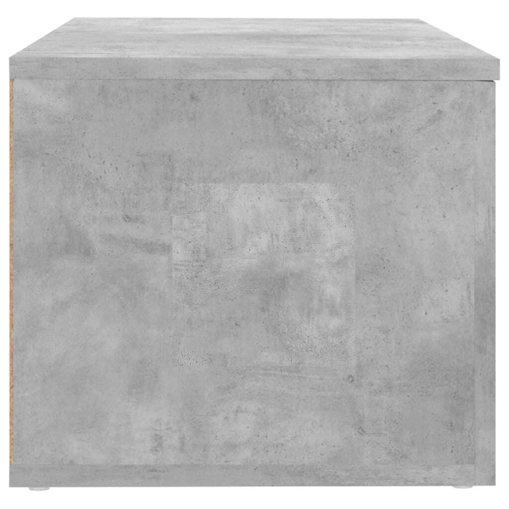 vidaXL Έπιπλο Τηλεόρασης Γκρι Σκυροδέματος 80x34x30 εκ. Επεξ. Ξύλο