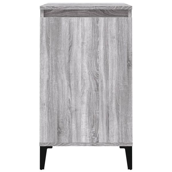 vidaXL Κομοδίνα 2 τεμ. Γκρι Sonoma 40x35x70 εκ. από Επεξεργασμένο Ξύλο