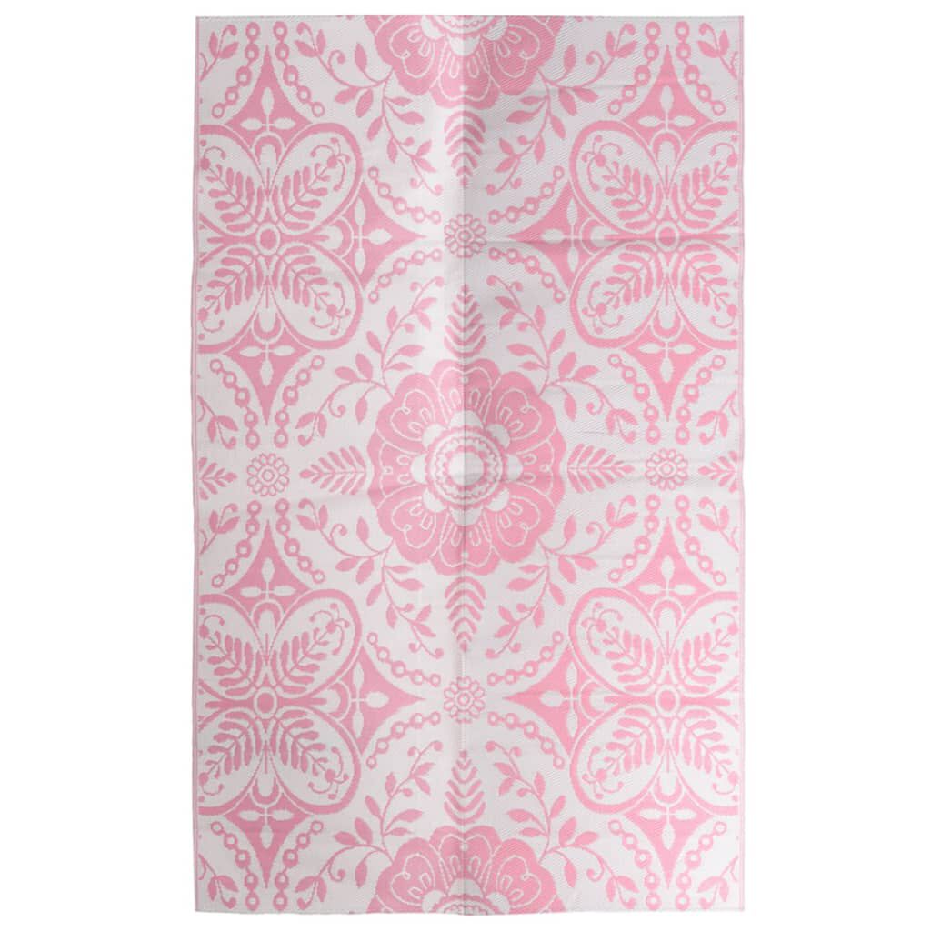 vidaXL Χαλί εξωτερικού χώρου ARAKIL ροζ 160x230 cm PP