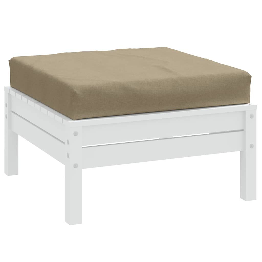 vidaXL Μαξιλάρι Παλέτας Taupe 60x60x9,5 εκ. Ύφασμα
