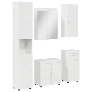 vidaXL &Sigma;&epsilon;&tau; &Epsilon;&pi;ί&pi;&lambda;&omega;&nu; &Mu;&pi;ά&nu;&iota;&omicron;&upsilon; TULUM 5 pcs &Upsilon;&psi;&eta;&lambda;ή&sigmaf; &gamma;&upsilon;&alpha;&lambda;ά&delta;&alpha;&sigmaf; &lambda;&epsilon;&upsilon;&kappa;ό