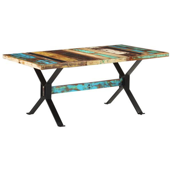 vidaXL Τραπεζαρία 180 x 90 x 76 εκ. από Μασίφ Ανακυκλωμένο Ξύλο