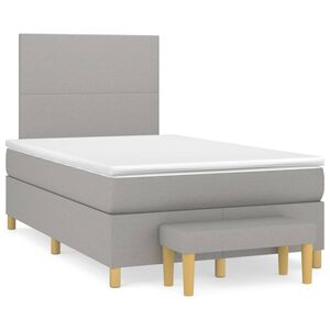 vidaXL &Kappa;&rho;&epsilon;&beta;ά&tau;&iota; Boxspring &mu;&epsilon; &Sigma;&tau;&rho;ώ&mu;&alpha; &Alpha;&nu;&omicron;&iota;&chi;&tau;ό &Gamma;&kappa;&rho;&iota; 120x200 &epsilon;&kappa;. &Upsilon;&phi;&alpha;&sigma;&mu;ά&tau;&iota;&nu;&omicron;