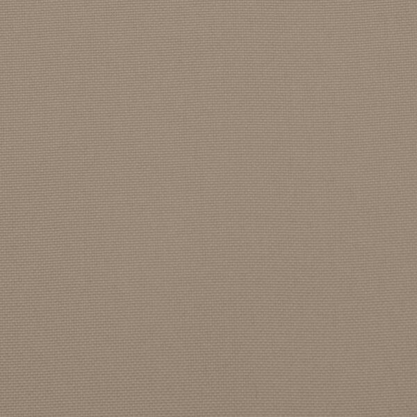 vidaXL Μαξιλάρια Καρέκλας Κήπου 2 τεμ. Taupe 50x50x4 εκ. Oxford Ύφασμα