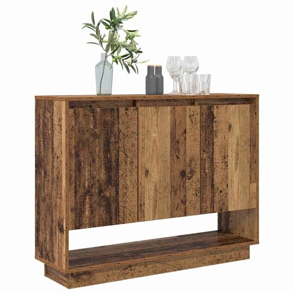 vidaXL Πλαϊνό γραφείο Παλαιό ξύλο 97 x 29 x 75 εκ. Επεξεργασμένο ξύλο