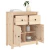 vidaXL Συρταριέρα 70 x 35 x 80 εκ. από Μασίφ Ξύλο Πεύκου