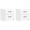 vidaXL &Kappa;&omicron;&mu;&omicron;&delta;ί&nu;&omicron; &mu;&epsilon; &sigma;&upsilon;&rho;&tau;ά&rho;&iota; 2 pcs &Gamma;&upsilon;&alpha;&lambda;&iota;&sigma;&tau;&epsilon;&rho;ό &Lambda;&epsilon;&upsilon;&kappa;ό 43 x 34,5 x 44,5 &epsilon;&kappa;