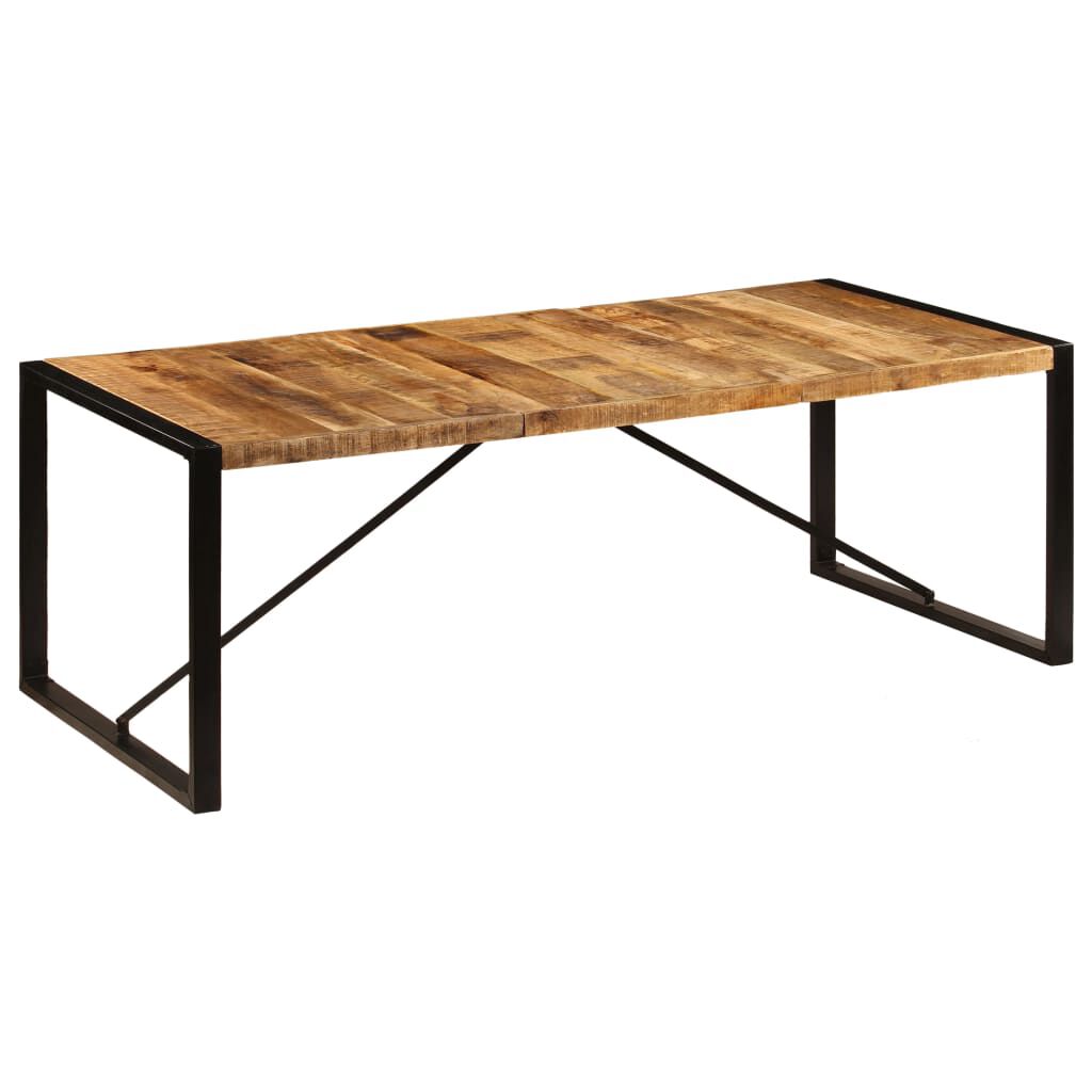 vidaXL Τραπεζαρία 220 x 100 x 75 εκ. από Μασίφ Ξύλο Μάνγκο