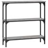 vidaXL Τραπέζι Κονσόλα Γκρι Sonoma 75x22,5x75 εκ. Επεξεργασμένο Ξύλο