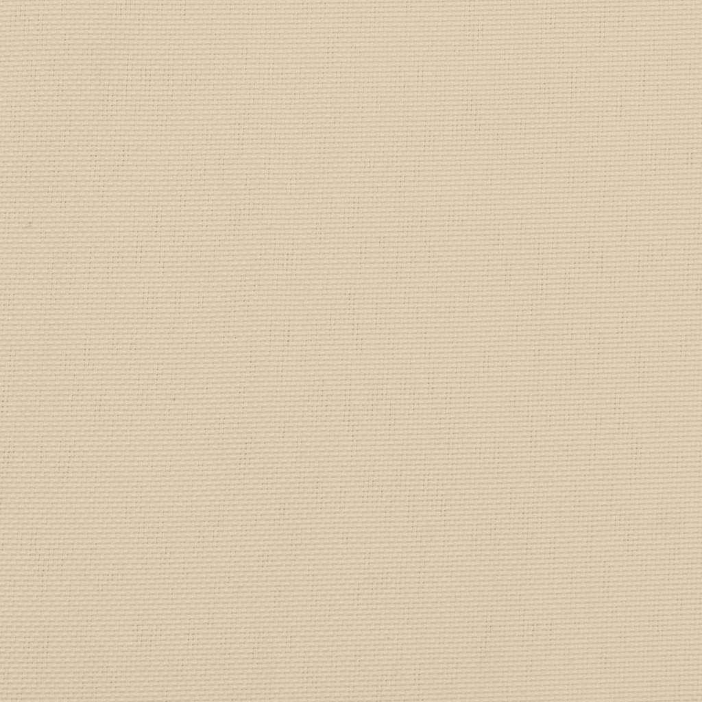 vidaXL Μαξιλάρια Καρέκλας Κήπου 2 τεμ. Μπεζ 40x40x4 εκ. Υφασμάτινα