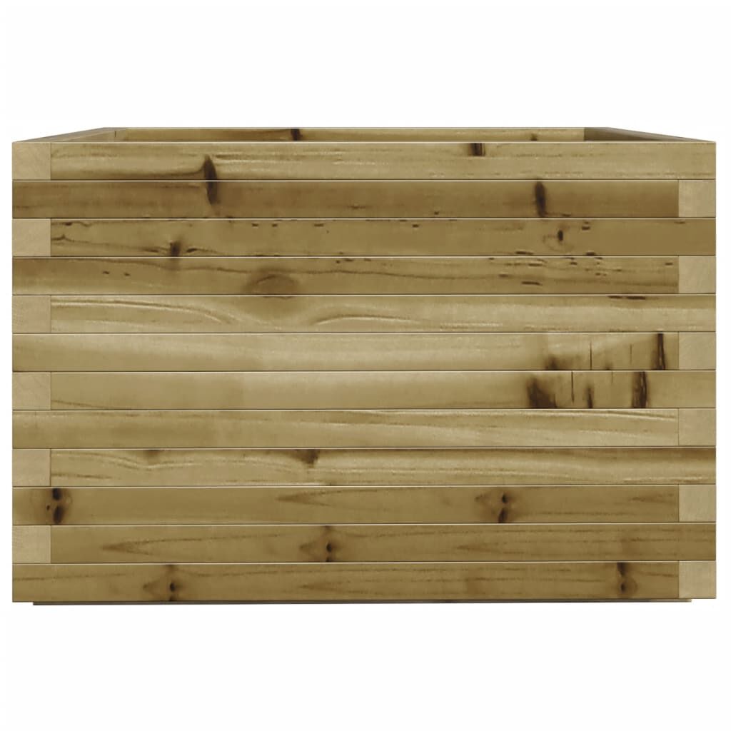 vidaXL Ζαρντινιέρα Κήπου 70x70x49,5 εκ. από Εμποτισμένο Ξύλο Πεύκου