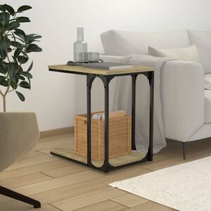 vidaXL &Beta;&omicron;&eta;&theta;&eta;&tau;&iota;&kappa;ό &Tau;&rho;&alpha;&pi;έ&zeta;&iota; Sonoma &Delta;&rho;&upsilon;&sigmaf; 50x35x52 &epsilon;&kappa;. &Epsilon;&pi;&epsilon;&xi;&epsilon;&rho;&gamma;&alpha;&sigma;&mu;έ&nu;&omicron; &Xi;ύ&lambda;&omicron;