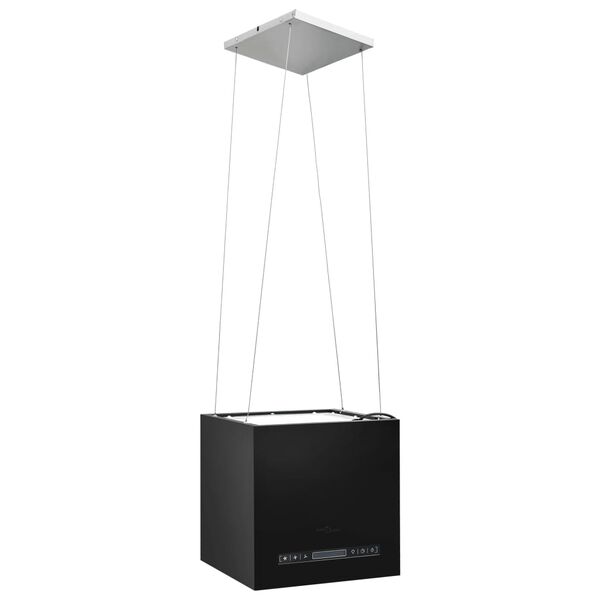 vidaXL Απορροφητήρας Νησίδα Κρεμαστός Αφής με LCD 37 εκ. Ατσάλινος