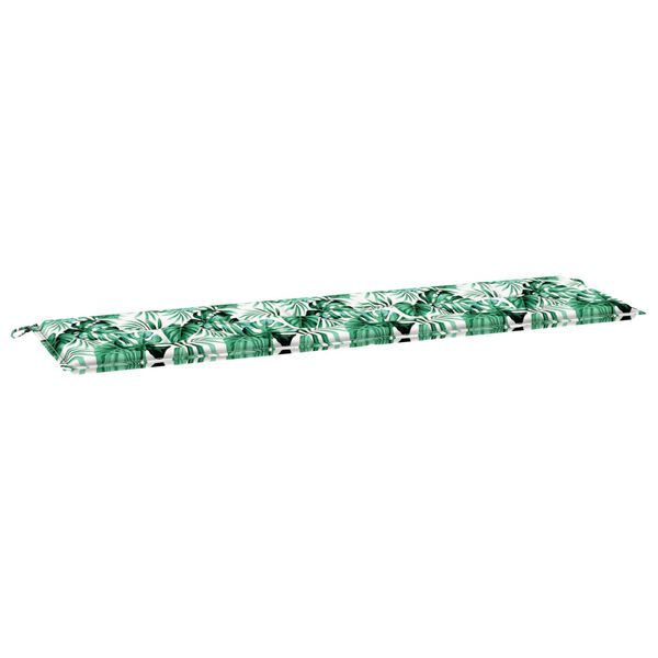 vidaXL Μαξιλάρι Παγκάκι Κήπου Πράσινο 180 x 50 x 4 cm Ύφασμα Oxford