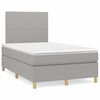 vidaXL &Kappa;&rho;&epsilon;&beta;ά&tau;&iota; Boxspring &mu;&epsilon; &Sigma;&tau;&rho;ώ&mu;&alpha; & LED &Alpha;&nu;.&Gamma;&kappa;&rho;&iota; 120x190&epsilon;&kappa;. &Upsilon;&phi;&alpha;&sigma;&mu;ά&tau;&iota;&nu;&omicron;
