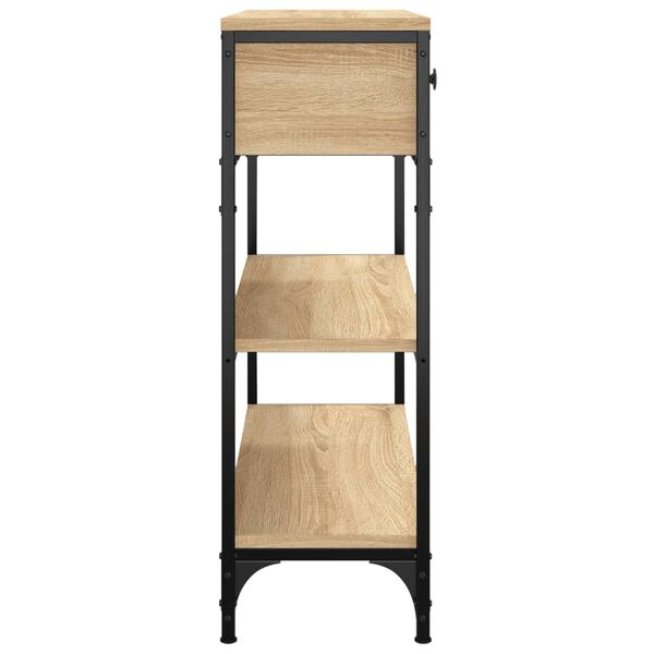 vidaXL Τραπέζι Κονσόλα Sonoma Δρυς 72,5x25x75 εκ. Επεξεργασμένο Ξύλο