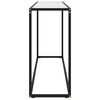 vidaXL Τραπέζι Κονσόλα Λευκό 120 x 35 x 75 εκ. από Ψημένο Γυαλί