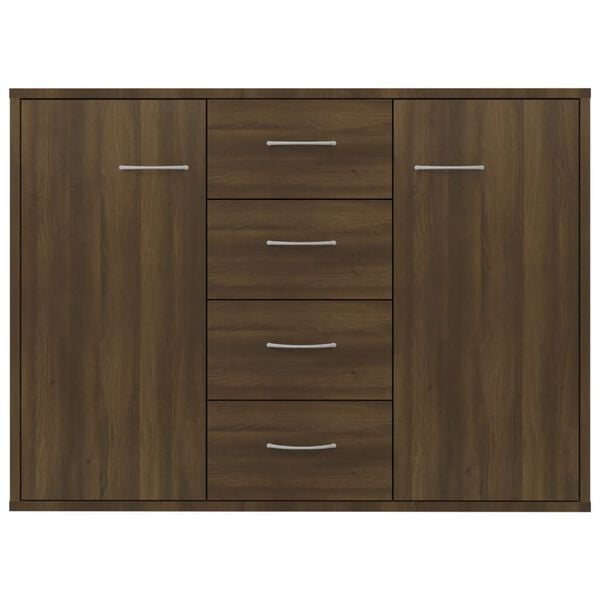 vidaXL Ντουλάπι Καφέ Δρυς 88 x 30 x 65 εκ. από Επεξεργασμένο Ξύλο