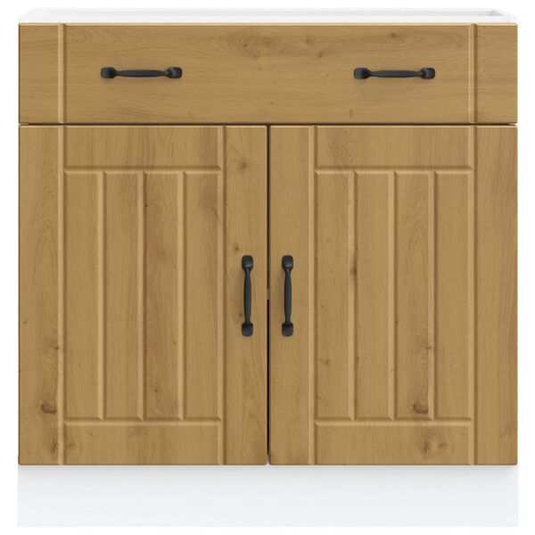 vidaXL ντουλάπι βάσης κουζίνας Lucca Δρυς τεχνίτης κατασκευασμένο ξύλο