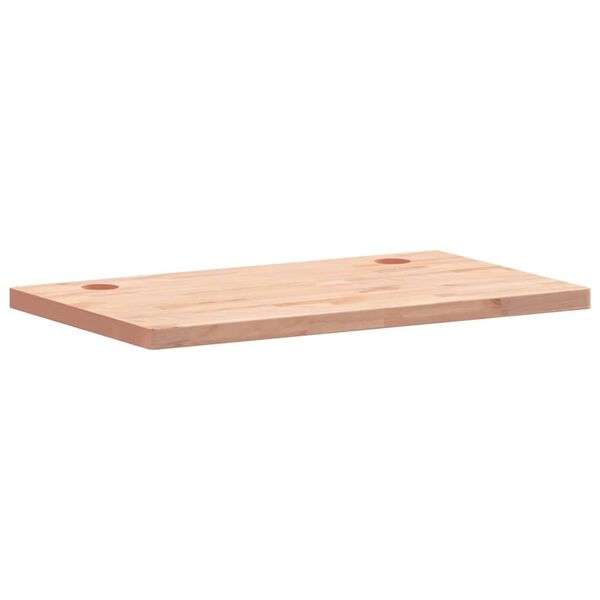 vidaXL Επιφάνεια Γραφείου 100x60x4 εκ. από Μασίφ Ξύλο Οξιάς