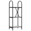 vidaXL Ράφι Βιβλίων Γκρι sonoma 40 x 30 x 109 εκ Επεξεργασμένο ξύλο