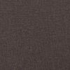 vidaXL Κρεβάτι box spring με στρώμα Σκούρο Καφέ 80 x 200 cm ύφασμα