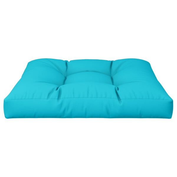 vidaXL Μαξιλάρι Παλέτας Τιρκουάζ 80 x 80 x 12 εκ. Υφασμάτινο