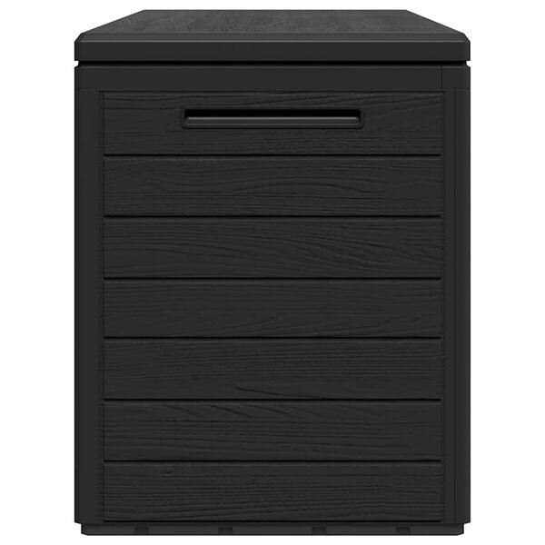 vidaXL Μπαούλο Αποθήκευσης Κήπου Ανθρακί 116 x 44 x 55 εκ.