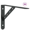 vidaXL &Sigma;&tau;&eta;&rho;ί&gamma;&mu;&alpha;&tau;&alpha; &Rho;&alpha;&phi;&iota;ώ&nu; 4 &Tau;&epsilon;&mu;. &Alpha;&sigma;&eta;&mu;ί 30x2,5x15,5 &Alpha;&nu;&omicron;&xi;&epsilon;ί&delta;&omega;&tau;&omicron; &Mu;&alpha;ύ&rho;&omicron;