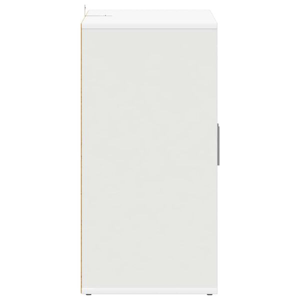 vidaXL Παπουτσοθήκη Λευκή 60 x 35 x 70 εκ. από Επεξ. Ξύλο