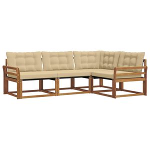 vidaXL &Sigma;&epsilon;&iota;&rho;ά &Kappa;&alpha;&nu;&alpha;&pi;έ &Epsilon;&xi;&omega;&tau;&epsilon;&rho;&iota;&kappa;&omicron;ύ &mu;&epsilon; &mu;&alpha;&xi;&iota;&lambda;ά&rho;&iota; 4 pcs &Phi;&upsilon;&sigma;&iota;&kappa;ό &kappa;&alpha;&iota; &Mu;&pi;&epsilon;&zeta;