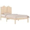 vidaXL Πλαίσιο Κρεβατιού 75x190 εκ. Μασίφ Ξύλο Πεύκου Small Single