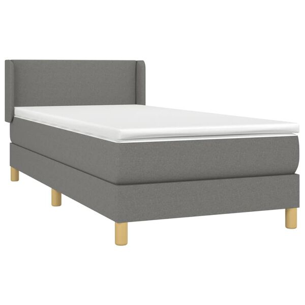 vidaXL &Kappa;&rho;&epsilon;&beta;ά&tau;&iota; Boxspring &mu;&epsilon; &Sigma;&tau;&rho;ώ&mu;&alpha; &Sigma;&kappa;&omicron;ύ&rho;&omicron; &Gamma;&kappa;&rho;&iota; 80x200 &epsilon;&kappa;. &Upsilon;&phi;&alpha;&sigma;&mu;ά&tau;&iota;&nu;&omicron;