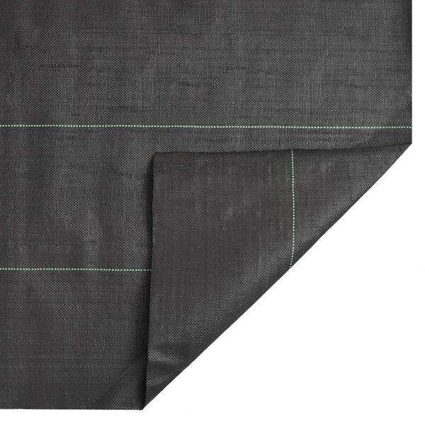 vidaXL Μεμβράνη Εδαφοκάλυψης Μαύρη 4x50 μ. από Πολυπροπυλένιο