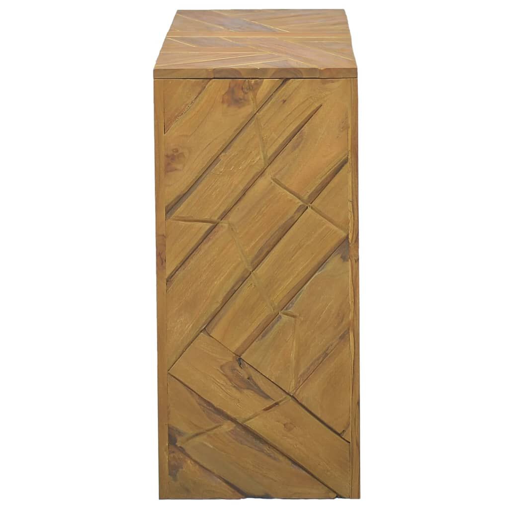 vidaXL Τραπέζι Κονσόλα 110 x 35 x 75 εκ. από Μασίφ Ξύλο Teak